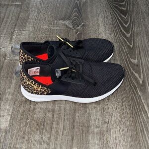New Balance Black and Leopard Women's Sneakers